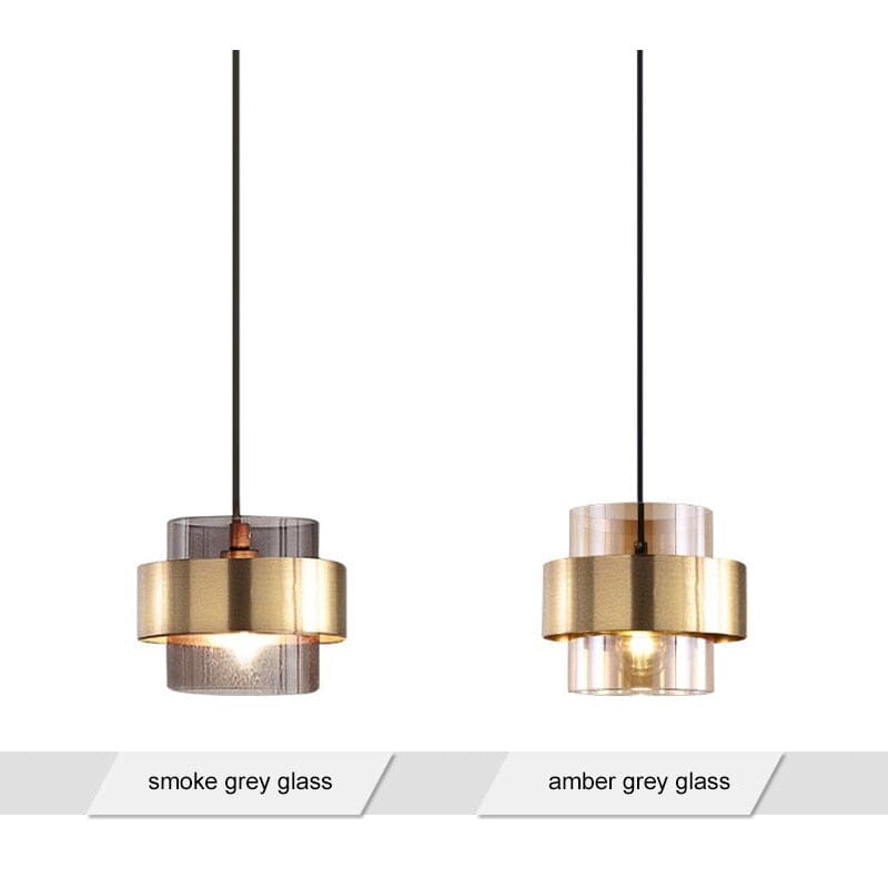 Pendant light group installation view