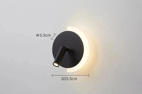Iron wall lamp dimensions reference