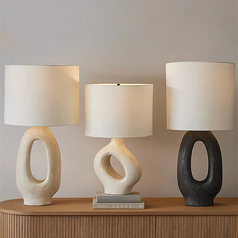 Warm white table lamp for modern living room decor