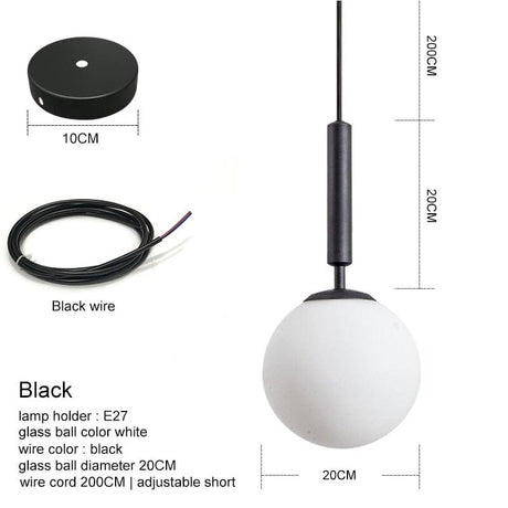 Bellaro Nordic-Inspired Pendant Light for Bedroom