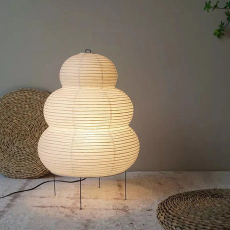 Hinori Wabi-Sabi Tripod Floor Lamp for Japanese-Inspired Decor