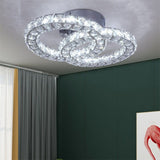 Crystal ceiling light for dining room decor
