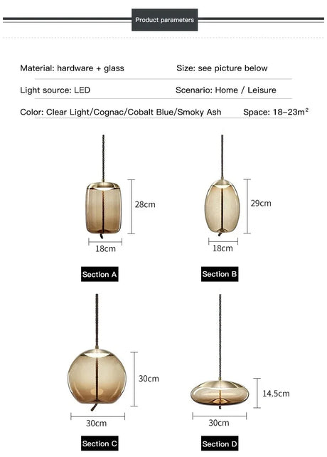 Aurum LED Pendant – Contemporary Silhouette Design