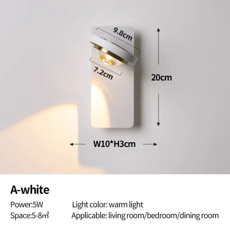 360 degree wall light for nursery
