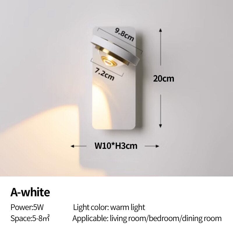360 degree wall light for nursery