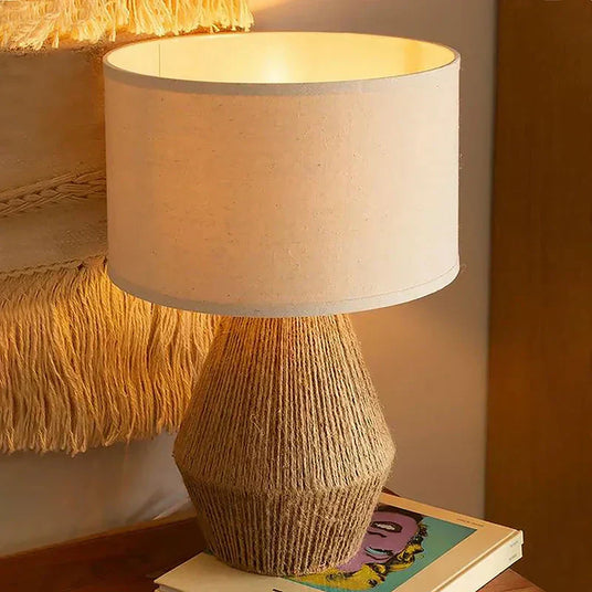 LED table lamp for bedroom nightstand lighting