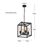 Farmhouse Chandelier Chain Pendant Installation
