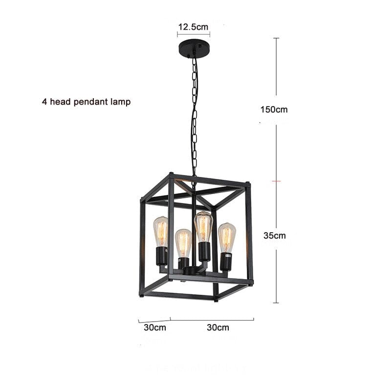 Farmhouse Chandelier Chain Pendant Installation