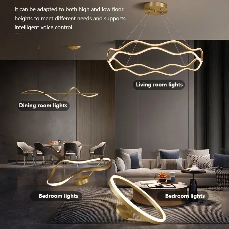 Montclair Gold Chandelier - Kitchen Lighting Accent