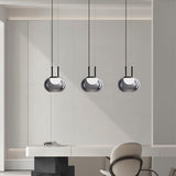 Novarel Nordic glass chandelier for living spaces