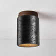 Marble and wood ceiling light for modern homes