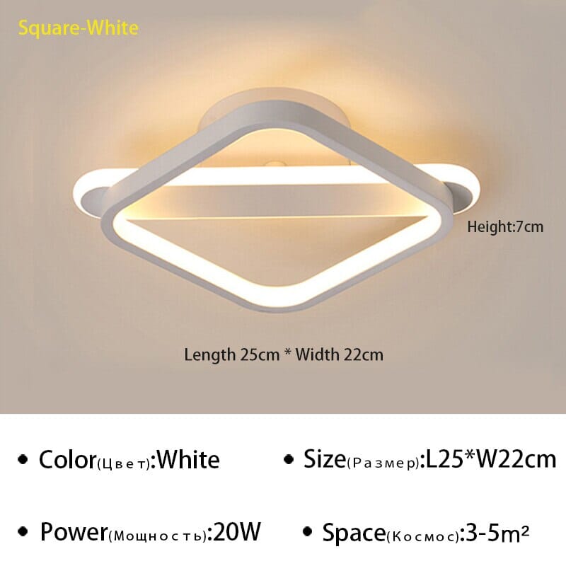 Gold Ceiling Light for Study Room