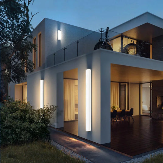 Wall Light Mounted on Exterior Wall