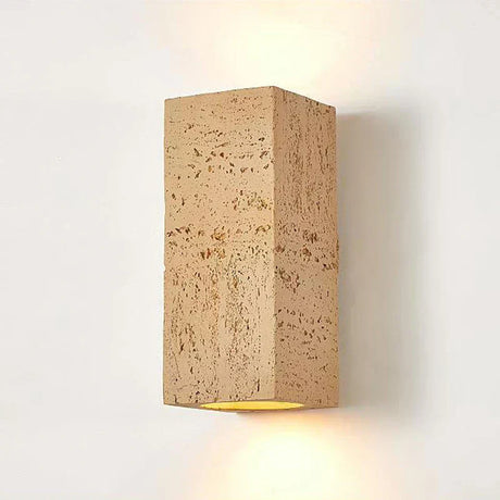 Cement Wall Sconce finish detail