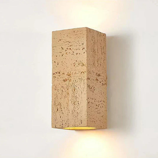 Cement Wall Sconce finish detail