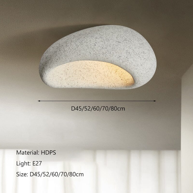 Fabric Ceiling Light 60cm Diameter Option