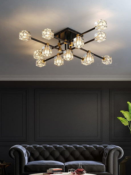 G9 LED Crystal Chandelier Modern Glamour