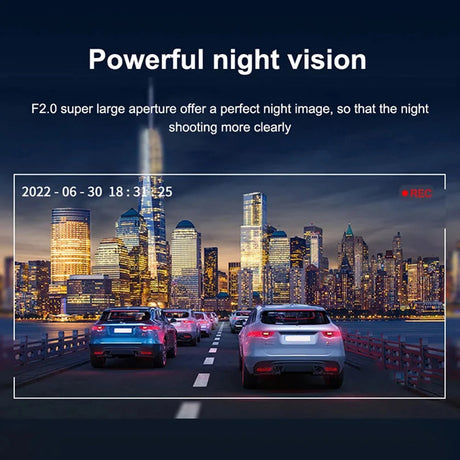 Dual Dash Cam Mounted on Windshield OpalDwell