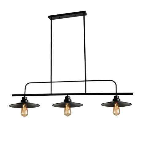 pipe erected ceiling light installation