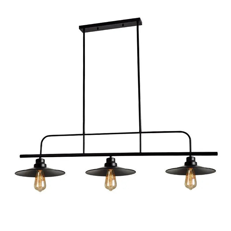 pipe erected ceiling light installation