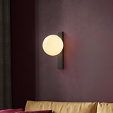 Circular Copper Wall Light for Bedroom and Hallway
