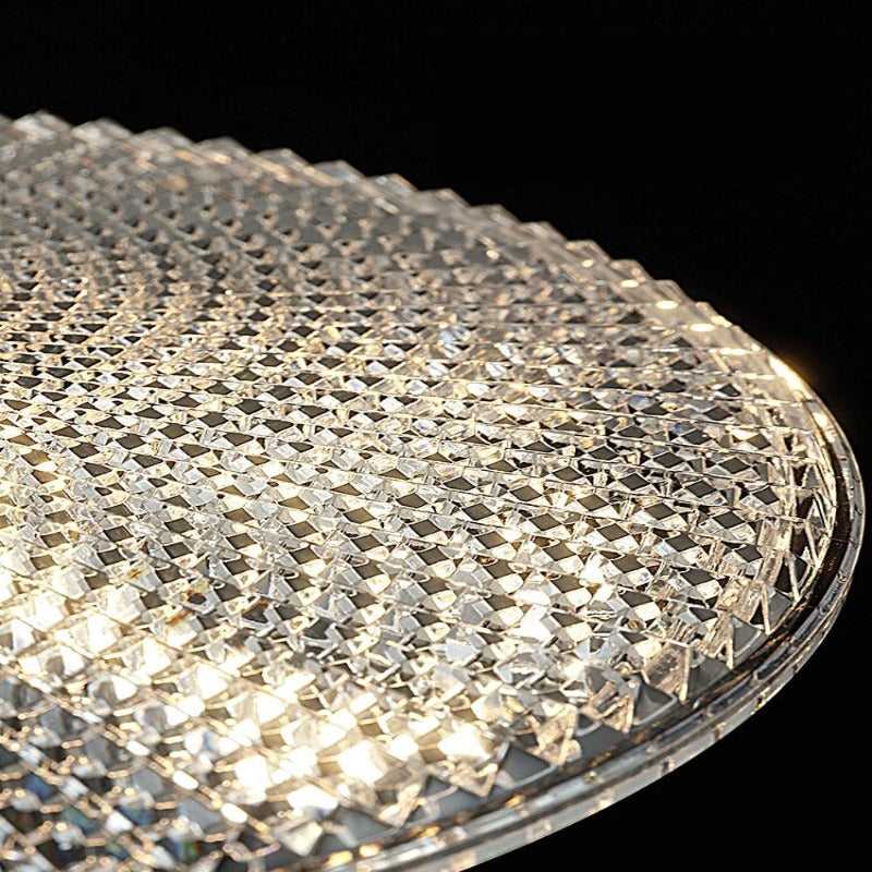 led chandelier with concealed light source
