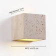 Travertine Stone Wall Sconce Close Detail