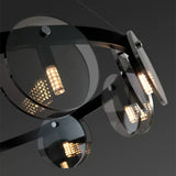 Harlen Black Glass Pendant Light for Dining Room