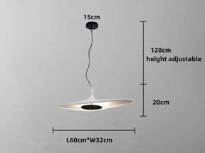 resin pendant lamp with iron finish for kitchen decor
