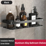 Corner bathroom shelf for everyday bathroom use - toiletry storage capacity
