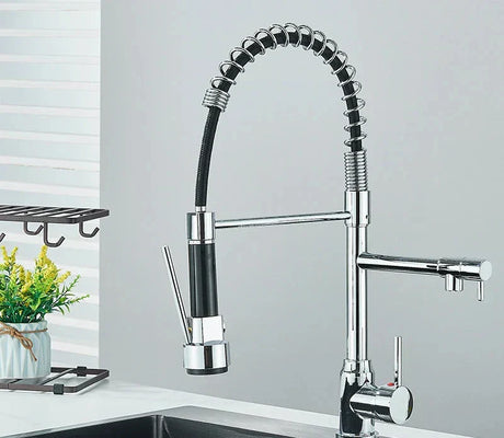 NovaPulse Kitchen Mixer Tap washing vegetables use - OpalDwell