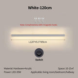 Acrylic wall lamp additional view modern home decor setting