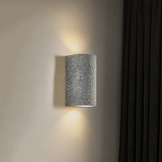 Painted wall light for bedroom decor