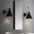 Energy-efficient wall sconce for bathroom decor