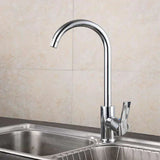 LumaFlow Chrome Single-Handle Kitchen Mixer Tap Fixture