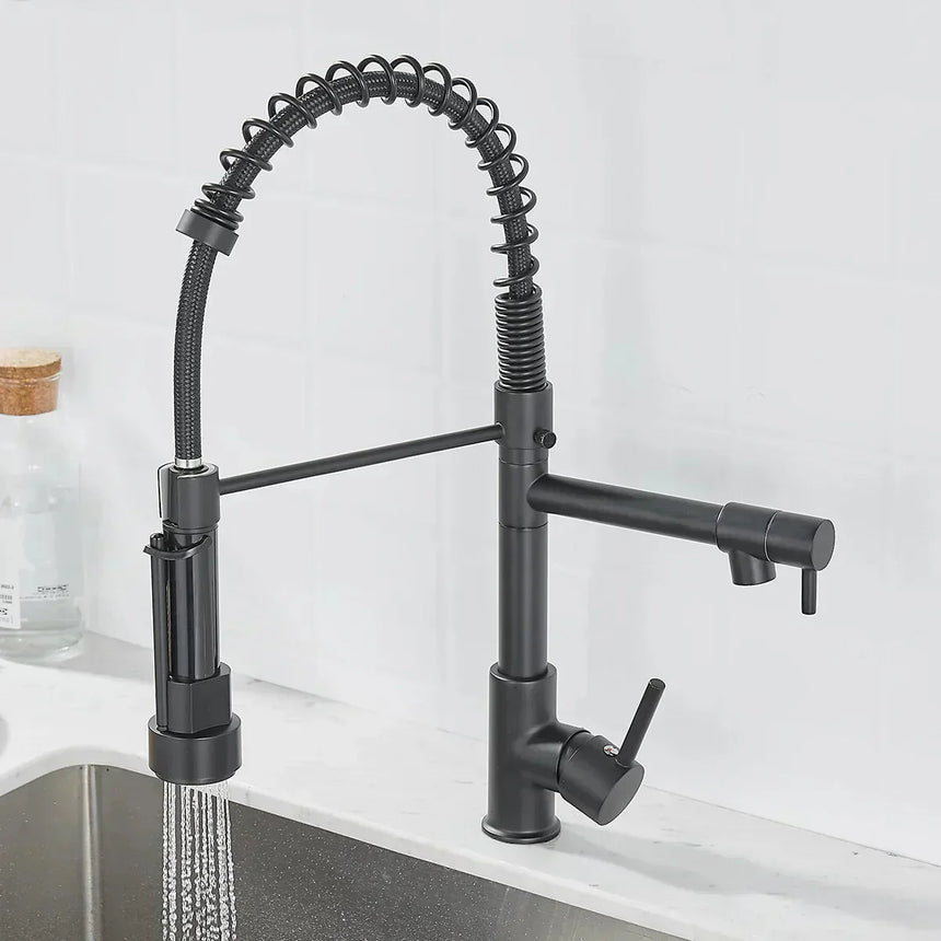 Dual Spout Kitchen Faucet Installation Detail
