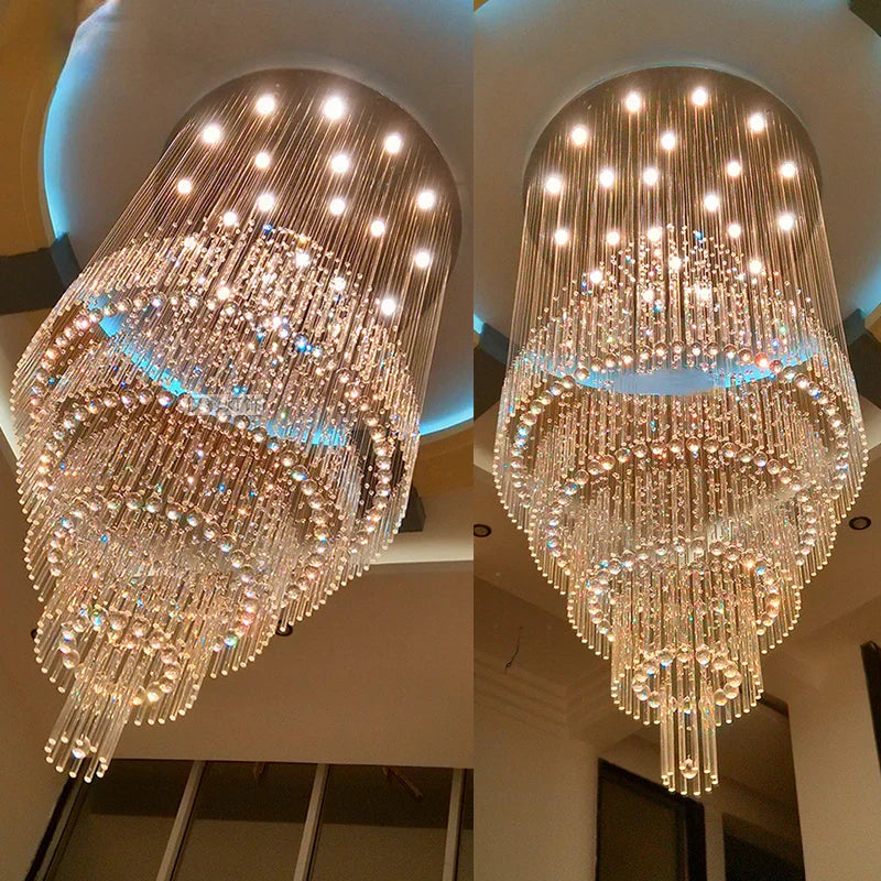 Calara Chandelier for High Ceiling Spaces
