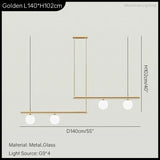 Minimalist hanging pendant light for dining areas