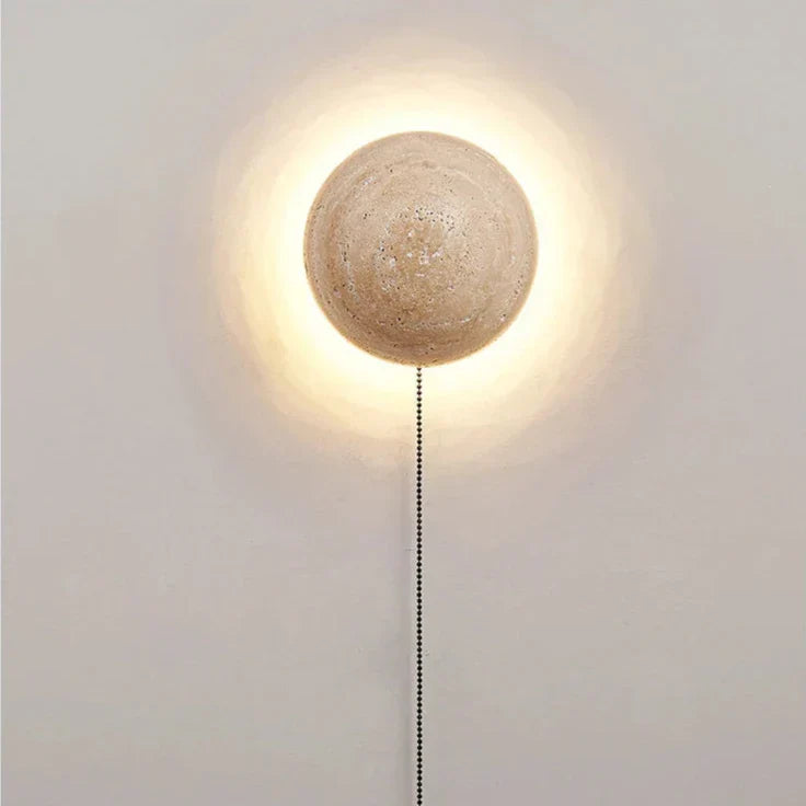 minimalist Nordic cream wall lamp for bedroom ambiance