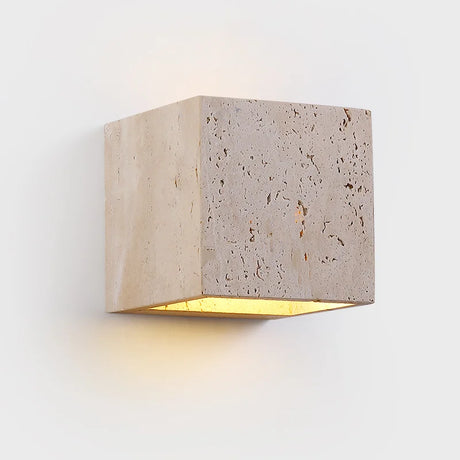 Travertine Wall Sconce LED for Living Room