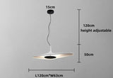 wedge-bulb pendant lamp for living room accents