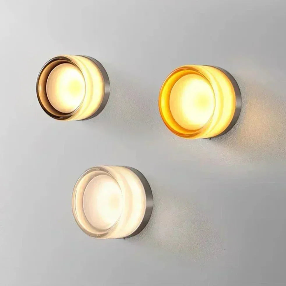 Glass Wall Sconce LED Warm Ambient Glow – Collection