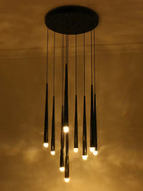 Modern pendant chandelier for entryway lighting