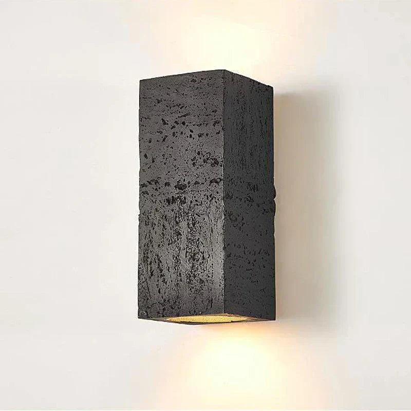 Warm glow wall sconce for living room