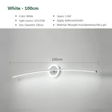 Led bathroom mirror wall light for contemporary home interiors