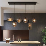 e27 led glass chandelier