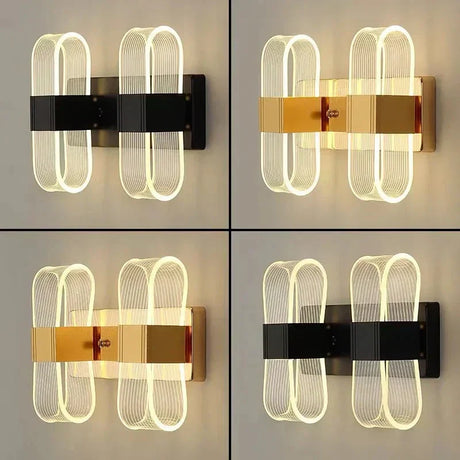 Multi light aluminum wall sconce fixture