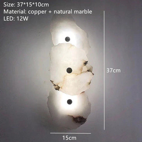 Natural Stone Wall Light for Modern Decor
