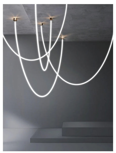 Lyra Dome Ceiling Light Bottom Angle Perspective - OpalDwell