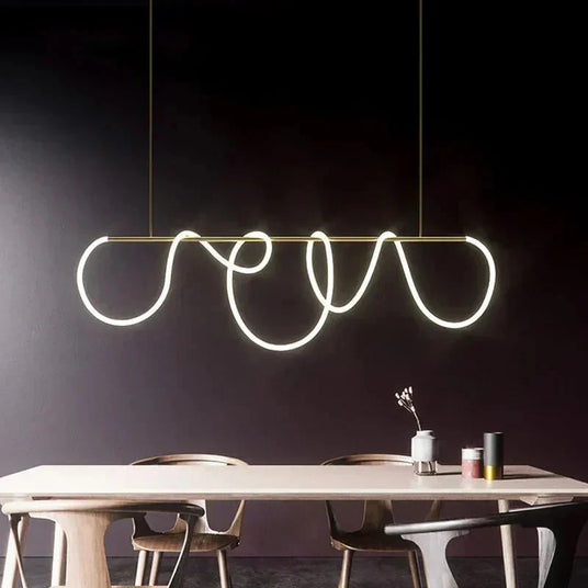 Plated ceiling light for dining room